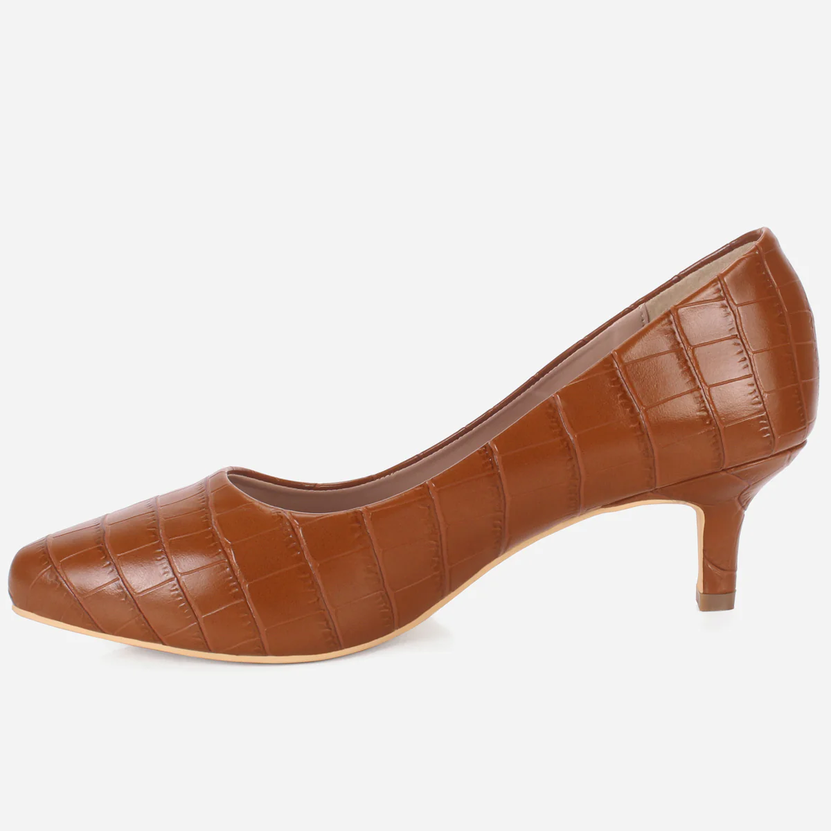 Womens "KOAMI" Kitten Heel Comfy Courts - Image 3