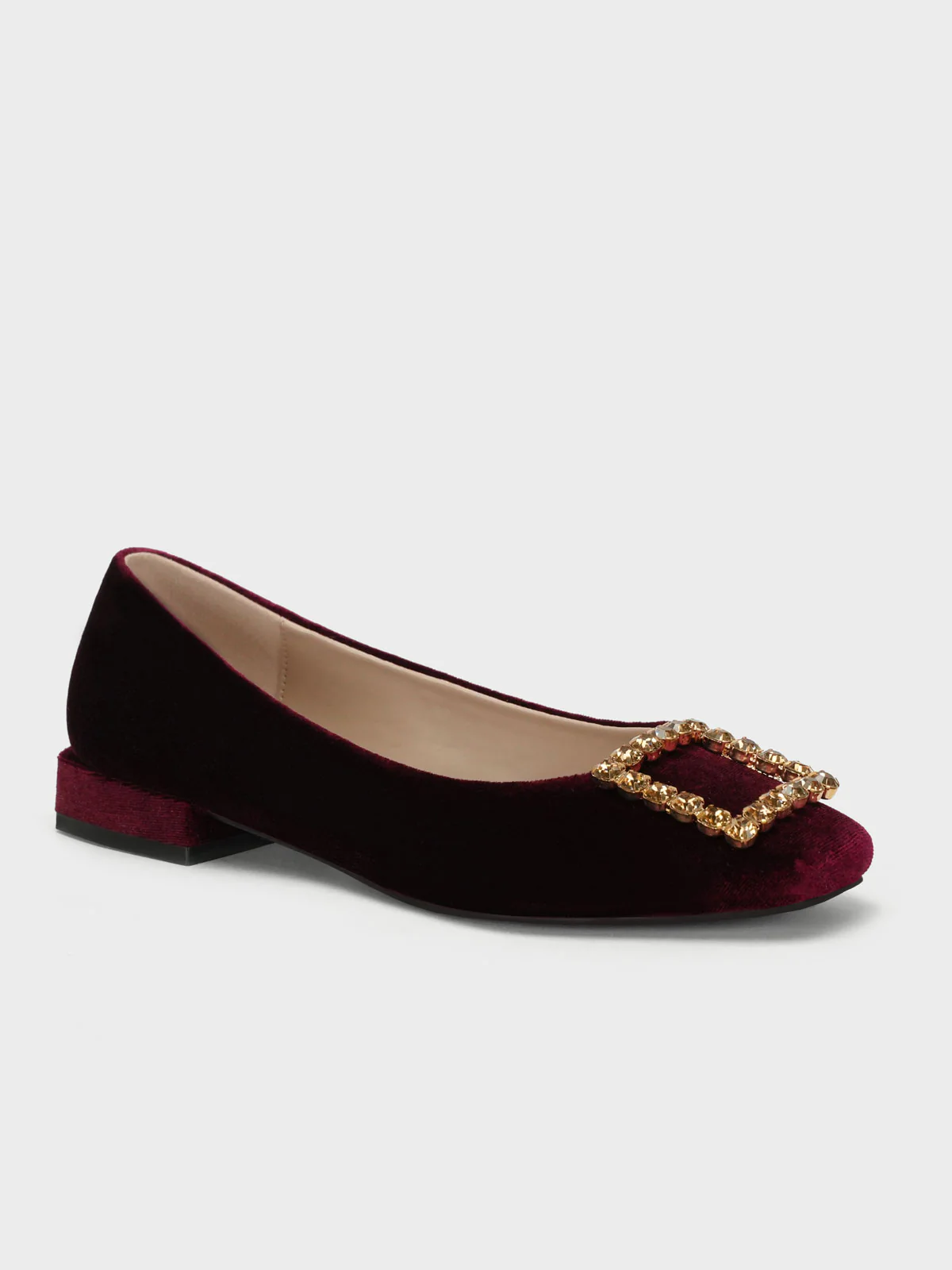 Women's "KOZUE" Buckled Detailing Ballerinas - Image 2