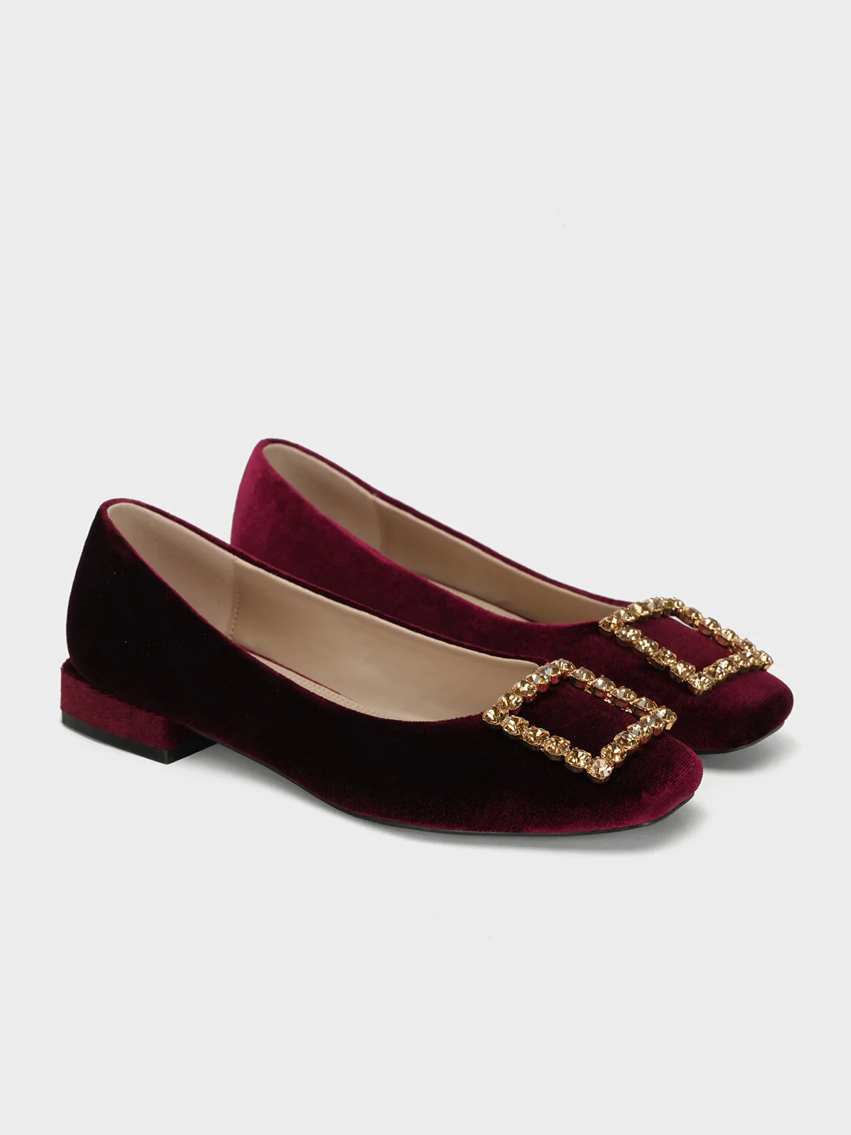 Women's "KOZUE" Buckled Detailing Ballerinas - Image 4