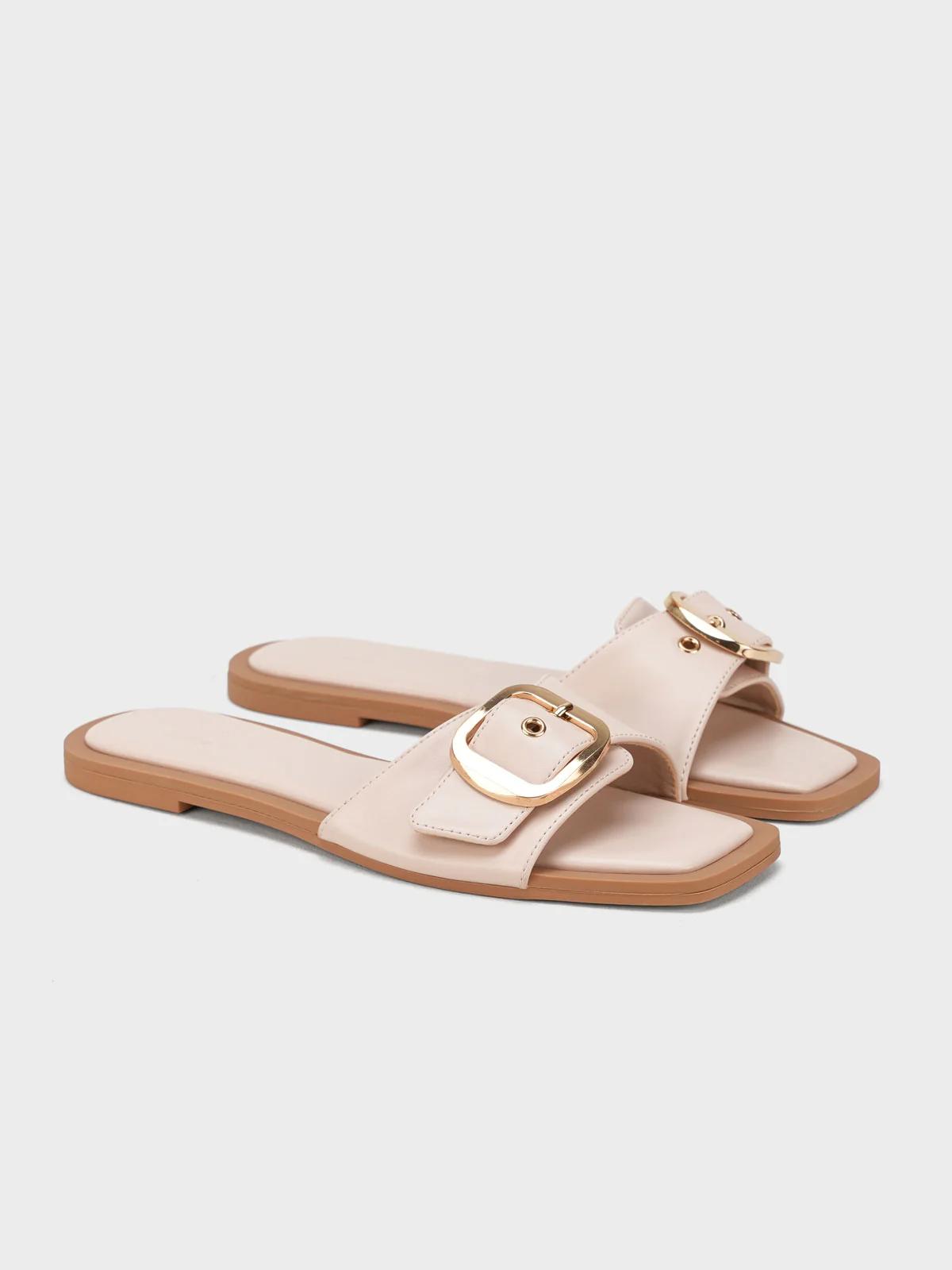 Women's "KYLIA" Buckled Casual Slippers - Image 4
