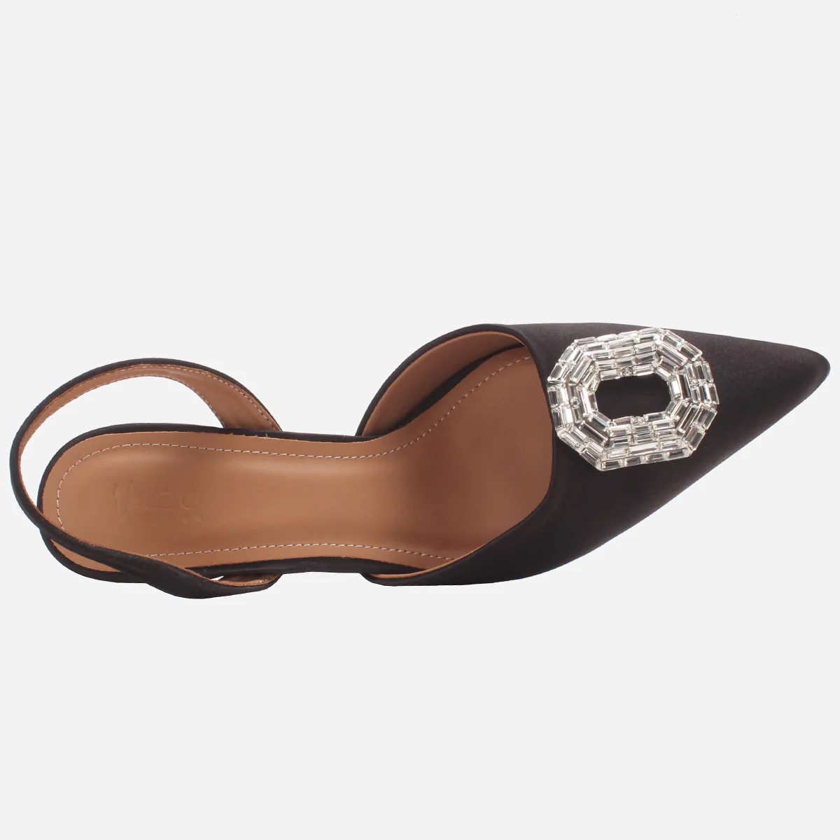 Womens "LAIA" Pointed Toe Decorated Pumps Sandals - Image 4