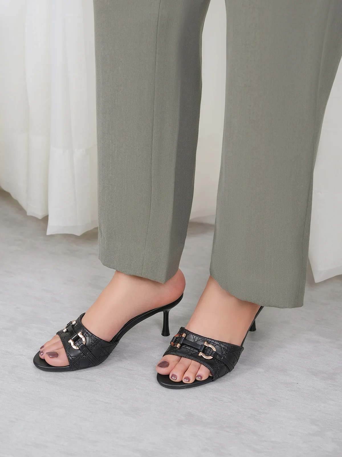 Women "FELISA" Spool Heels Sandals - Image 5