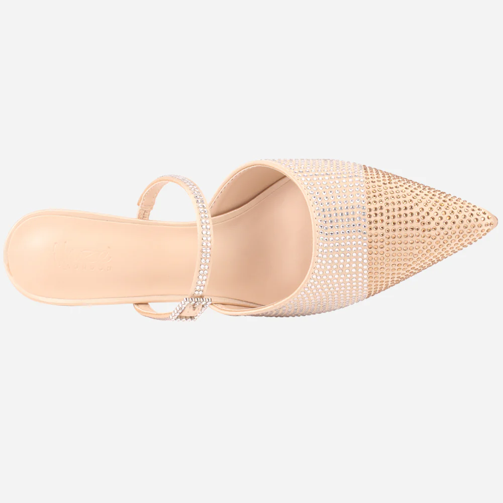 Women's "LIKORICE" Glittery Evening Sandals - Image 4