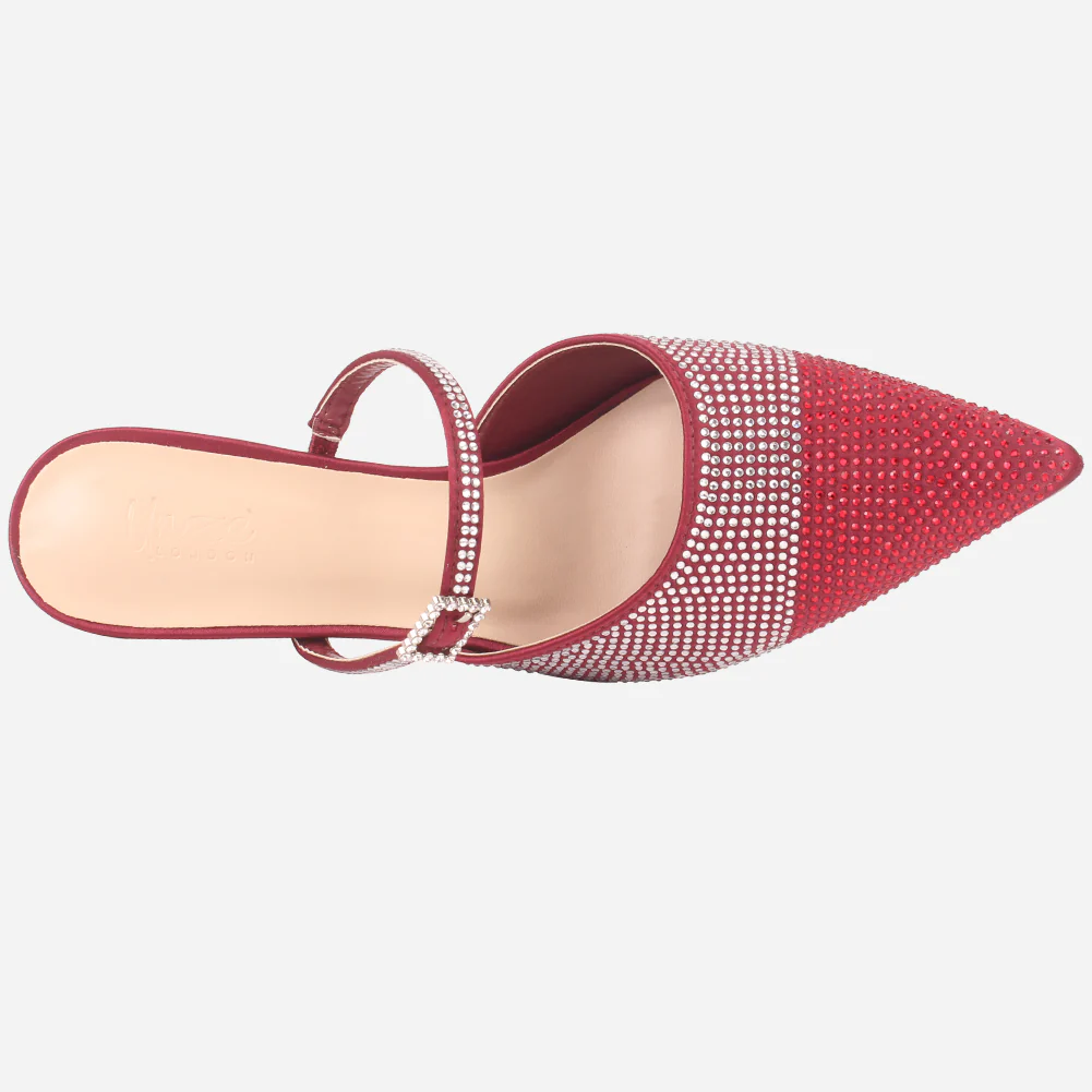 Women's "LIKORICE" Glittery Evening Sandals - Image 4
