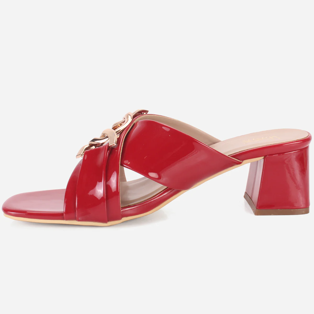 Womens "LINNLY" Block Heeled Sandals - Image 3