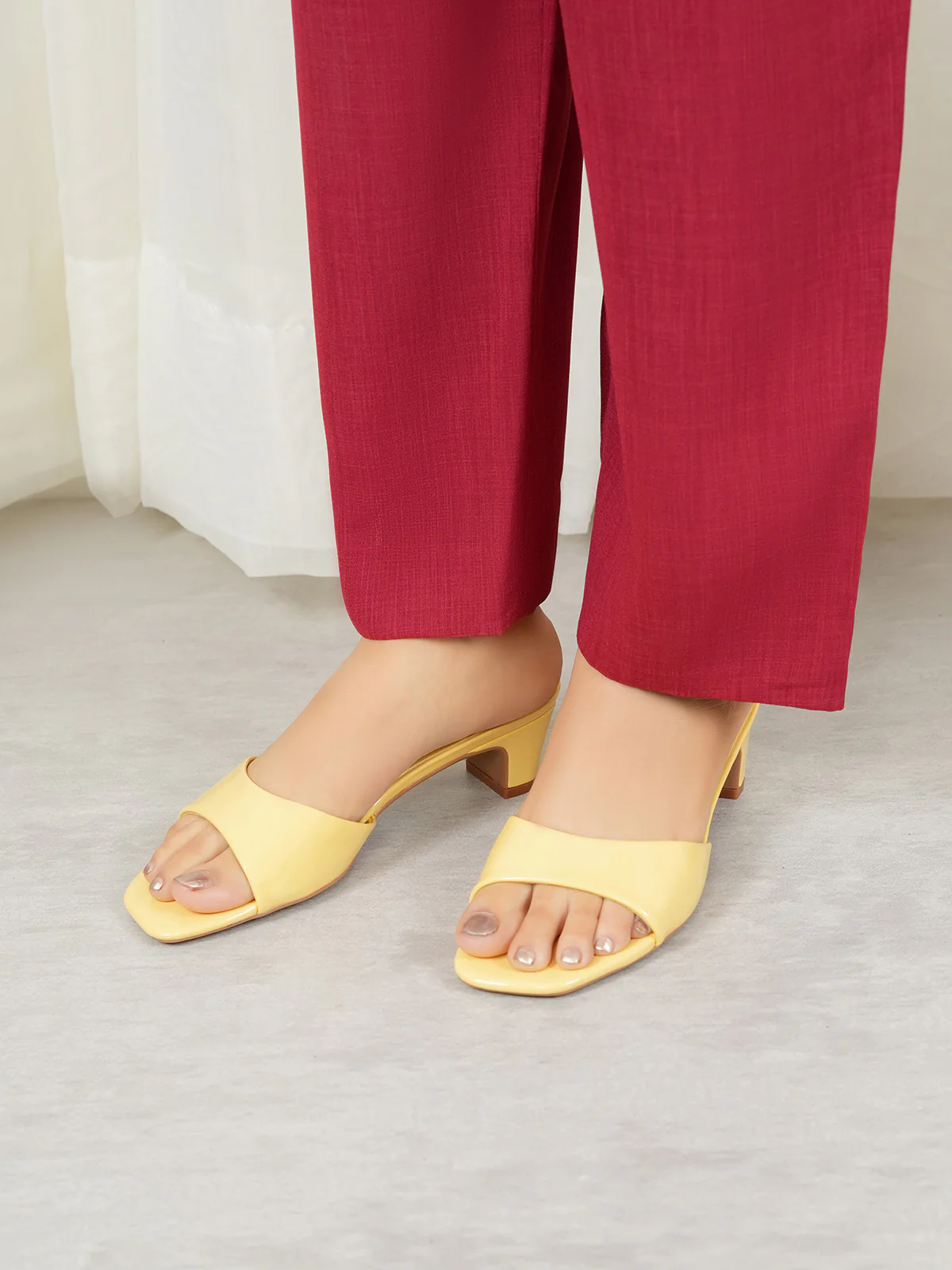 Womens "LUNA" Block Heels Sandals - Image 6