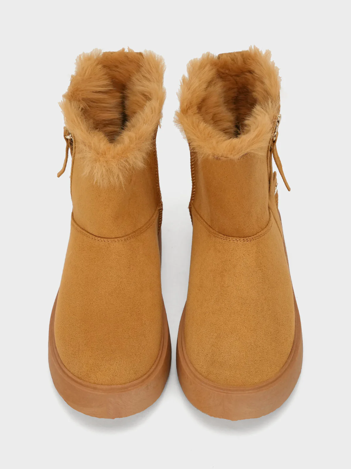 Womens "MIRCEA" Faux Fur Cozy Boots - Image 5