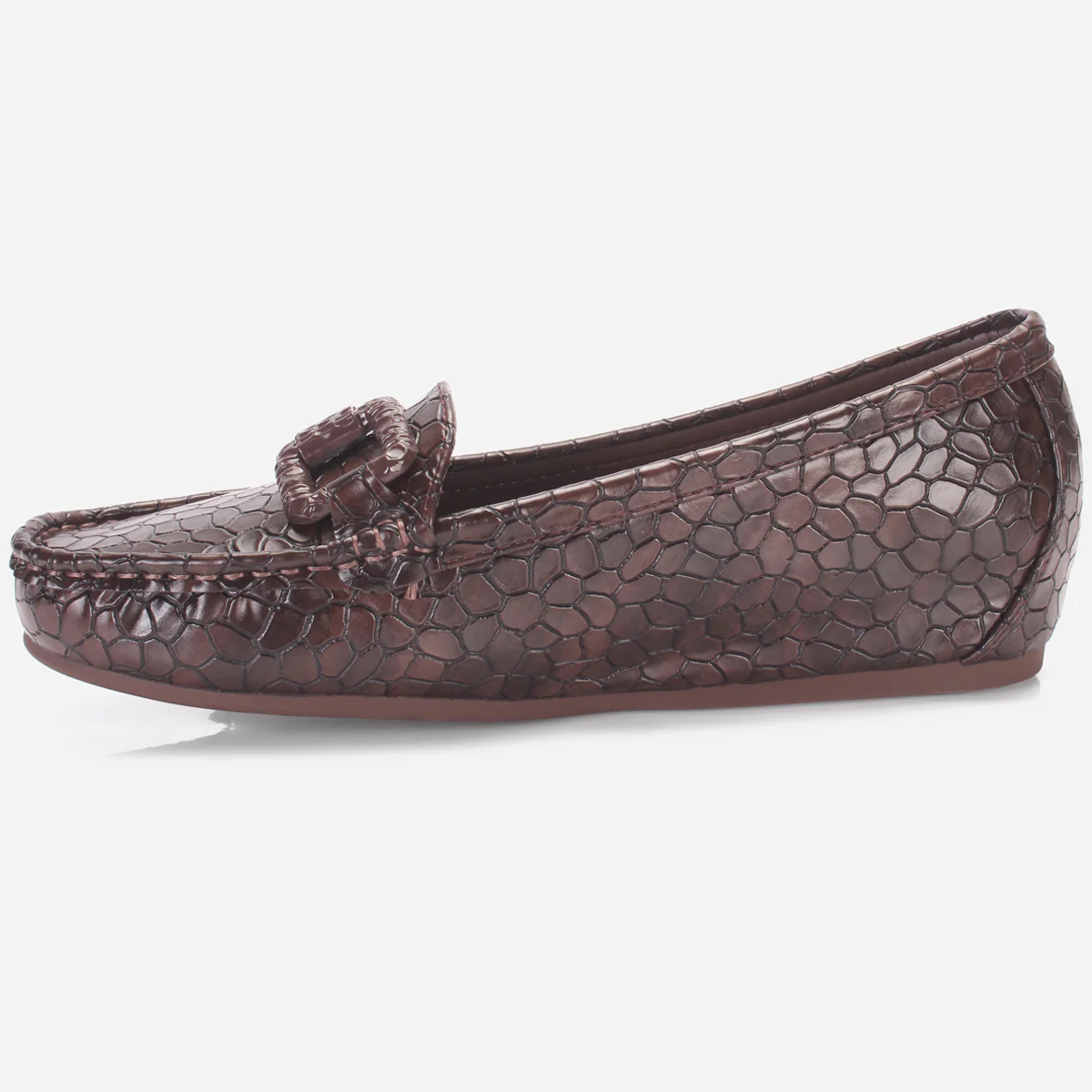 Womens "NOOHRY" Wedge Comfy Slide In Moccasins - Image 3
