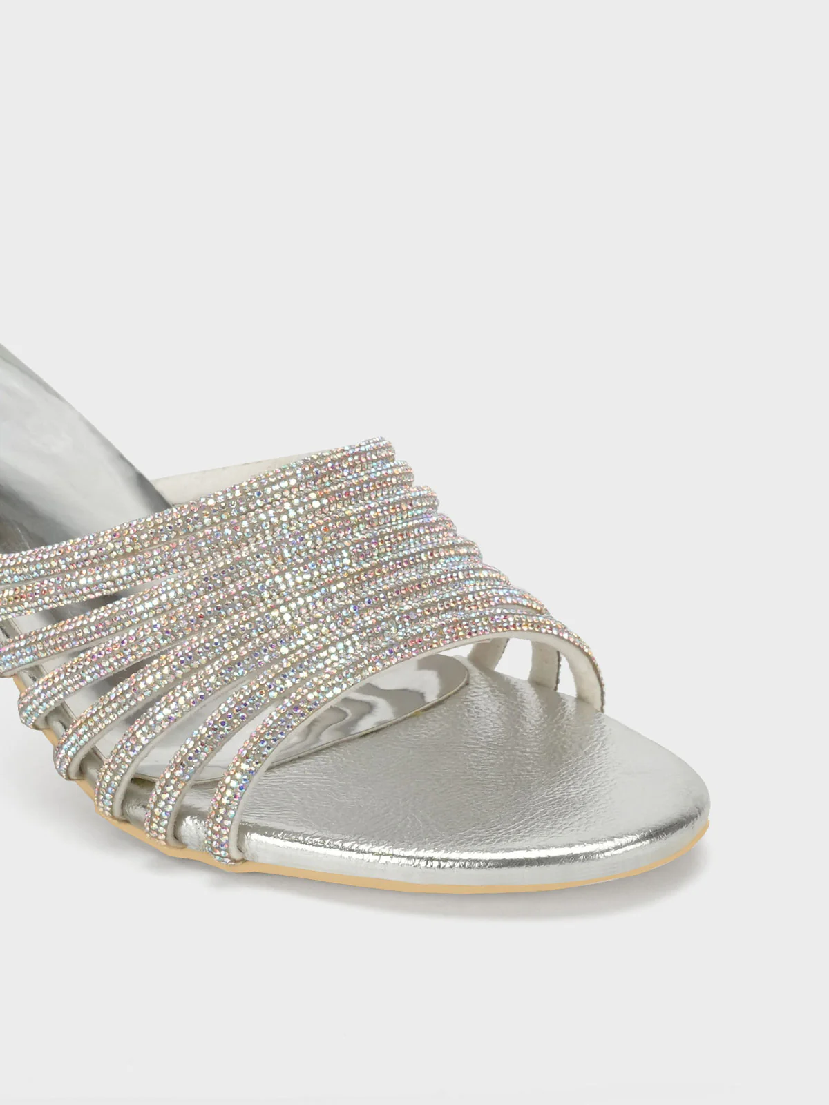 Womens "OBERON" Stylish Diamante Sandals - Image 4
