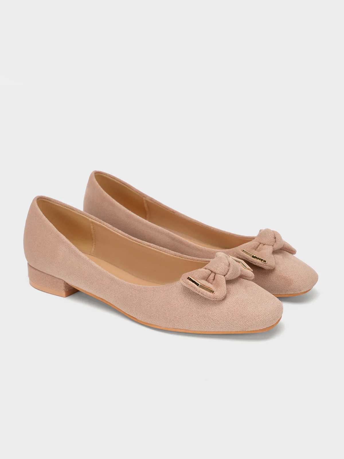Womens "OKAPARA" Bow Accented Casual Pumps - Image 2