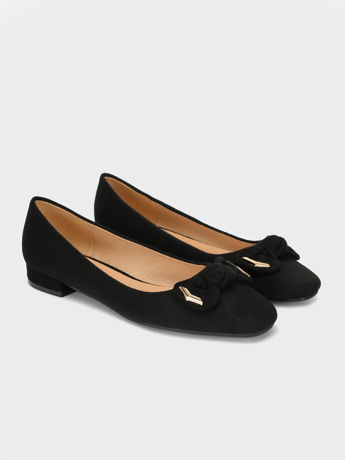 Womens "OKAPARA" Bow Accented Casual Pumps - Image 2