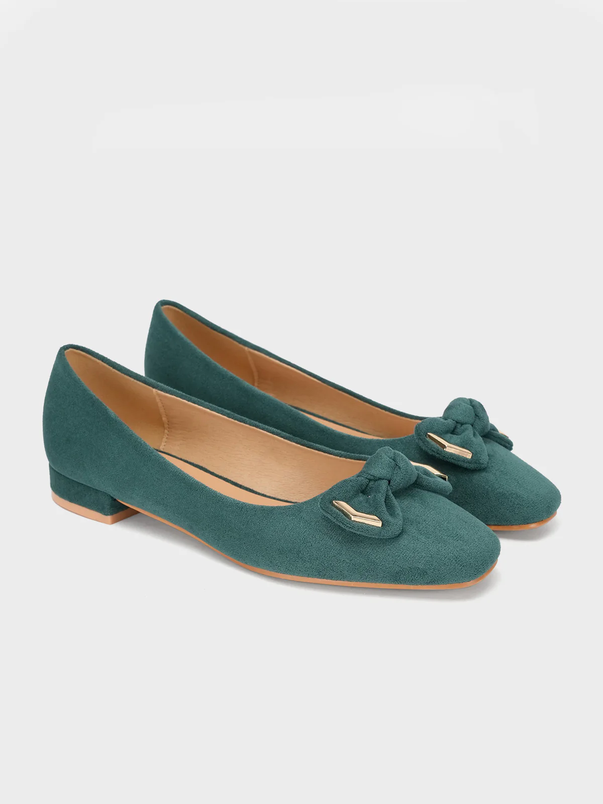 Womens "OKAPARA" Bow Accented Casual Pumps - Image 2