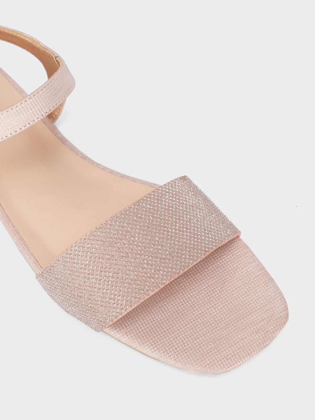 Womens "ORIOLE" Shimmer Flat Sandals - Image 4