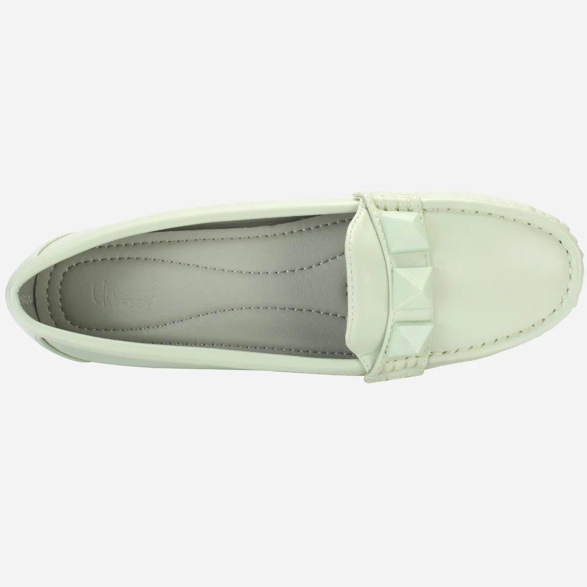 Womens "ORPHIA" Flat Comfy Slide In Moccasins - Image 4