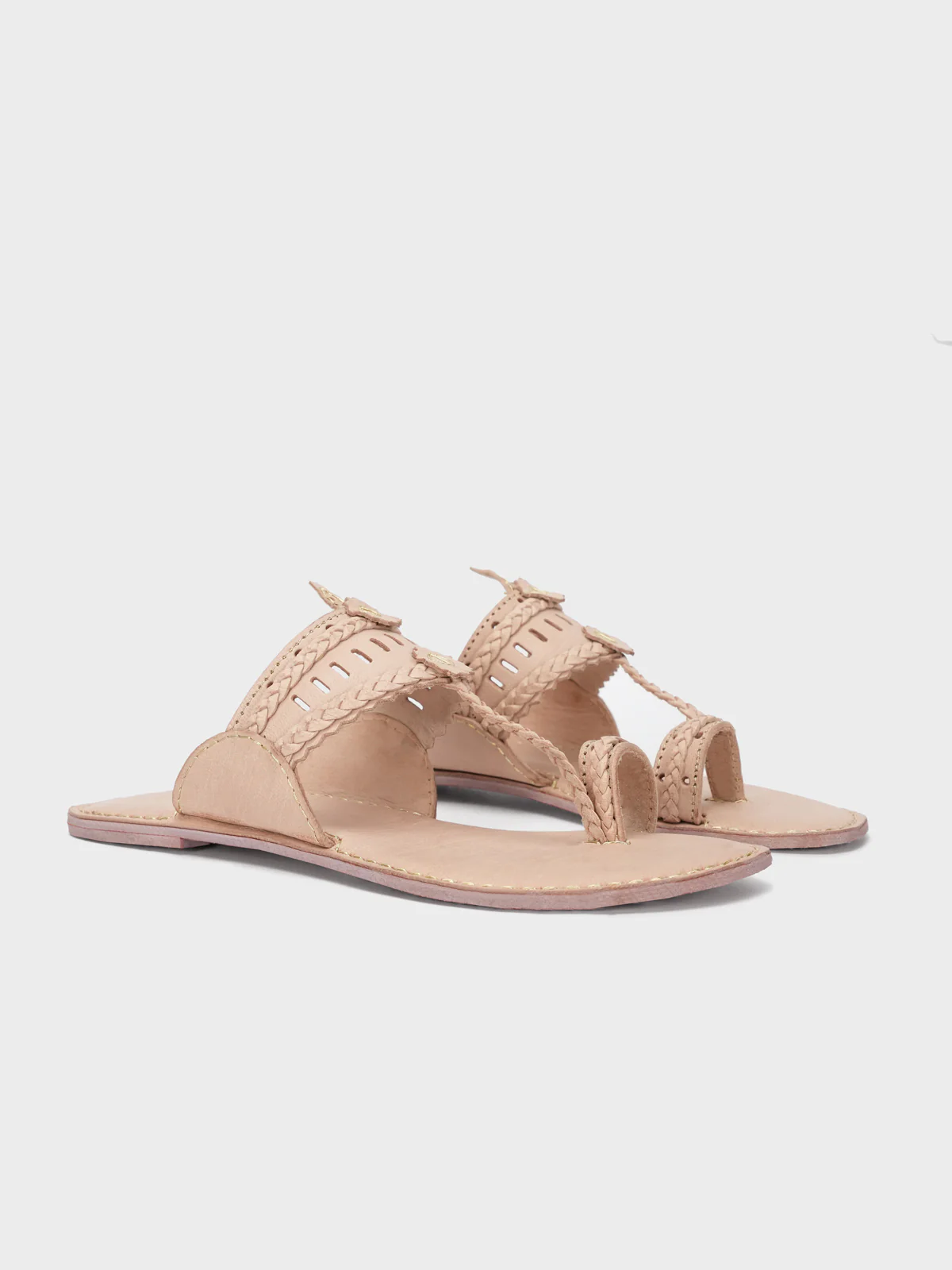 Women's "OUREA" Leather kolhapuri Chappal - Image 2