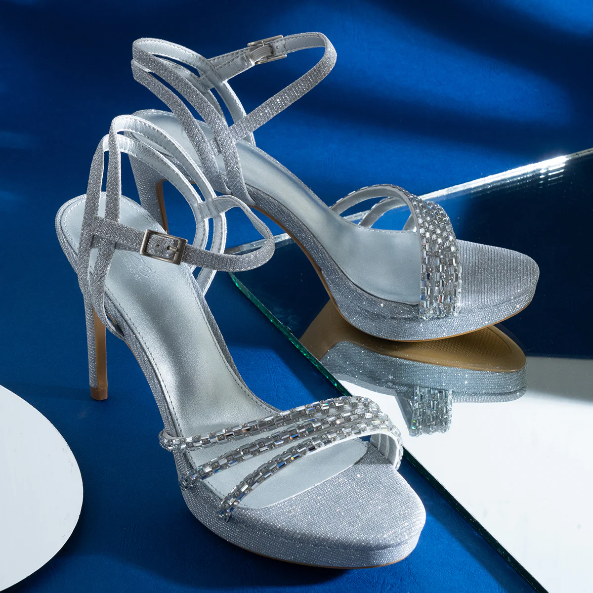 Women's "RAYYANA" Decorated Heeled Party Sandals - Image 6