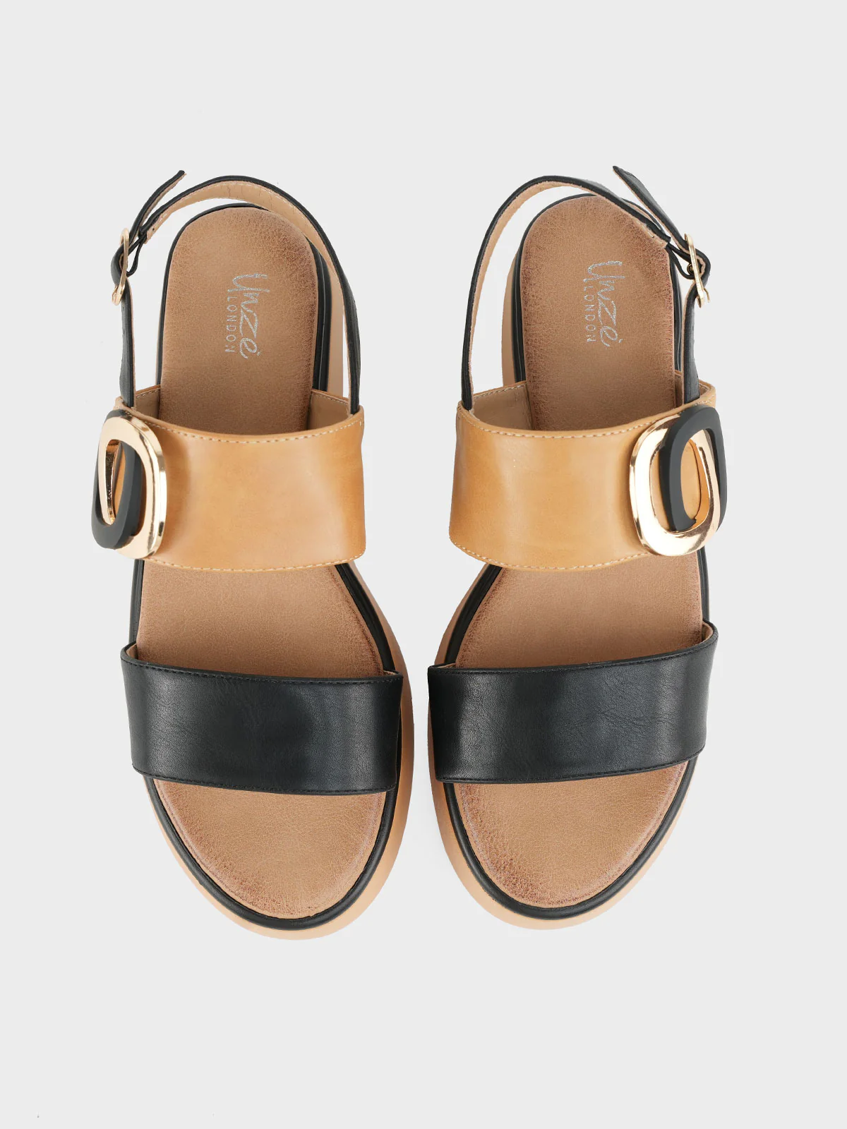 Womens "ROSALIND" Casual Buckled Sandals - Image 7