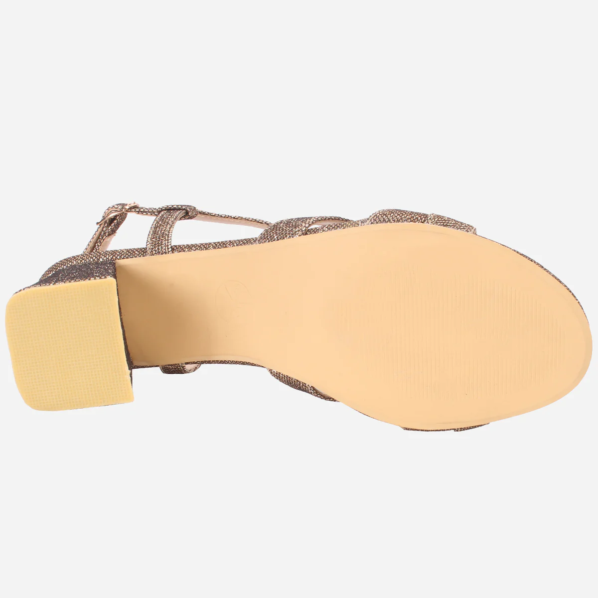 Womens "SAVON" Crossover Strap Block Heeled Sandals - Image 5