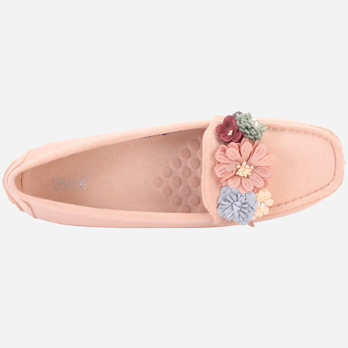 Womens "SEILY" Flat Comfy Slide In Moccasins - Image 4
