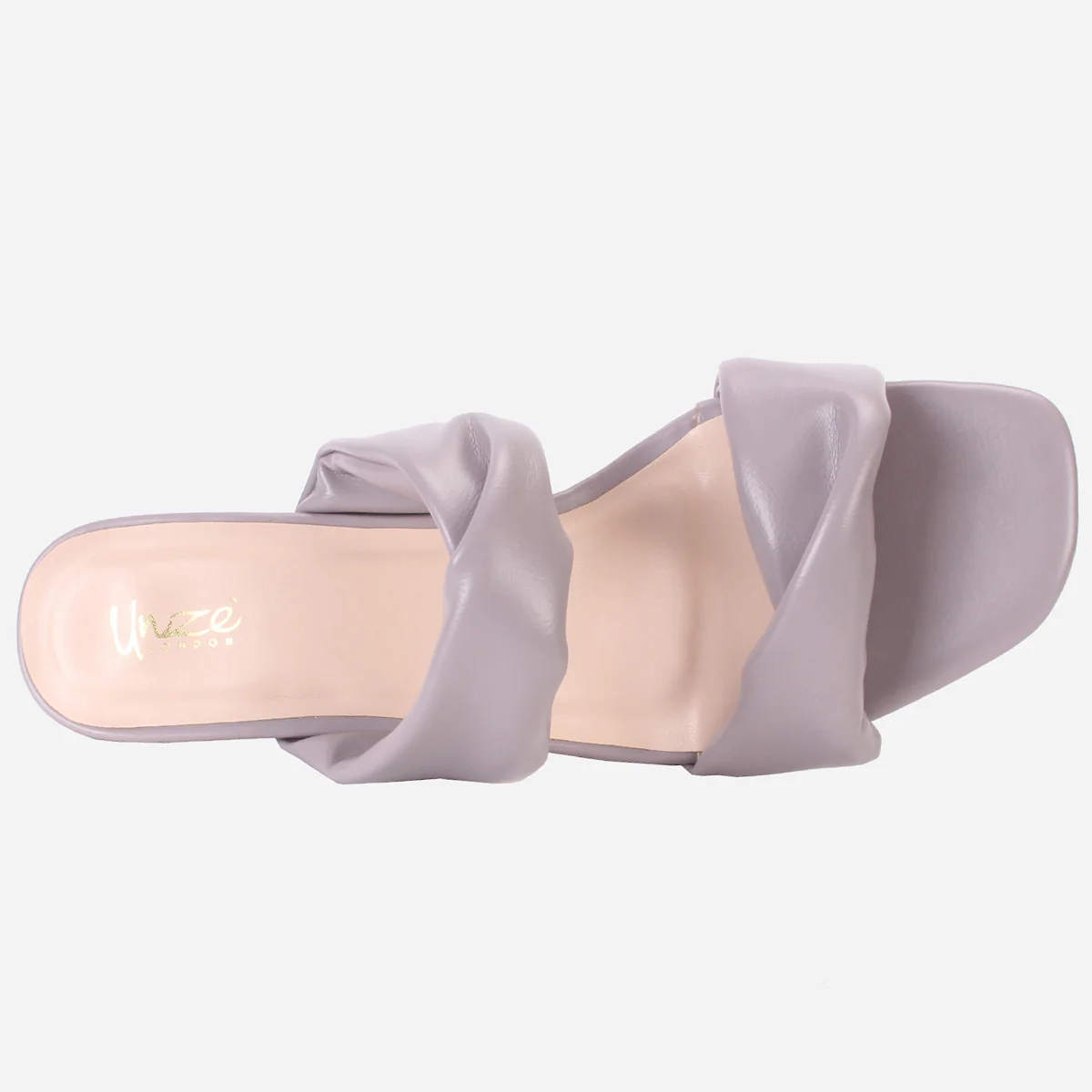 Womens "SHARITA" Dual Strap Slide In Sandals - Image 4