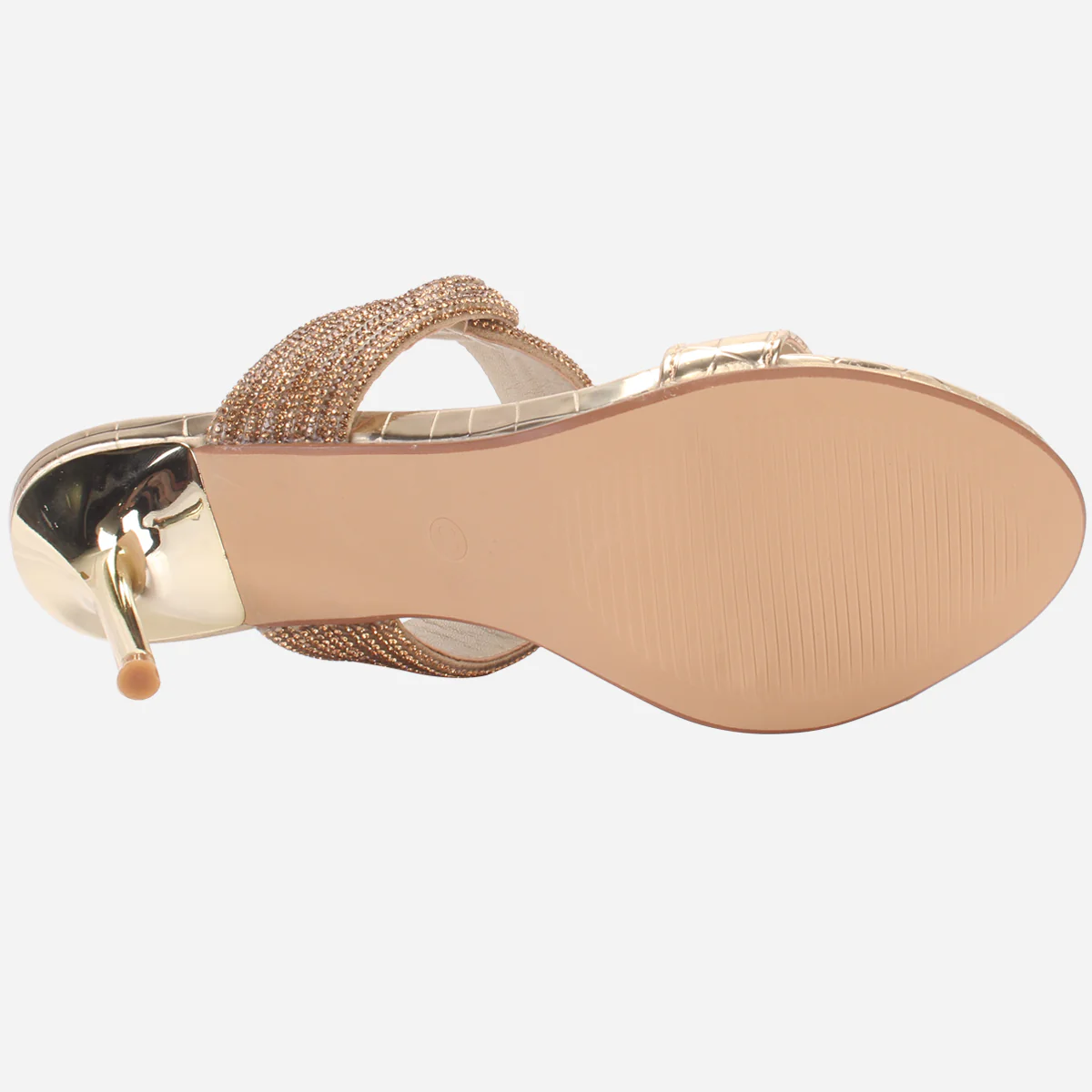 Womens "SHEMARO" Embellished Open Toe Sandals - Image 5
