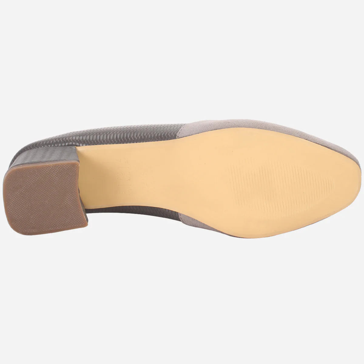 Womens "SKARLET" Round Toe Slide In Court Shoes - Image 5