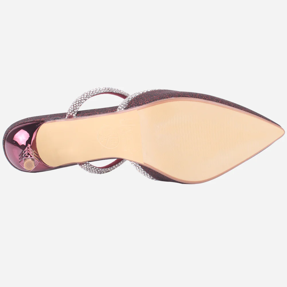 Women's "SONAB" Pointy Embellished Sandals - Image 5