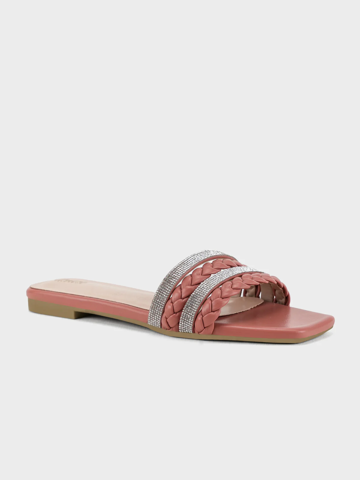Womens "STEPCHIC" Flat Casual Slippers - Image 2