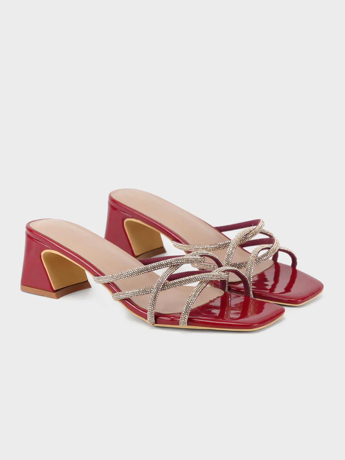 Womens "STRIDE" Block Heeled Sandals - Image 2