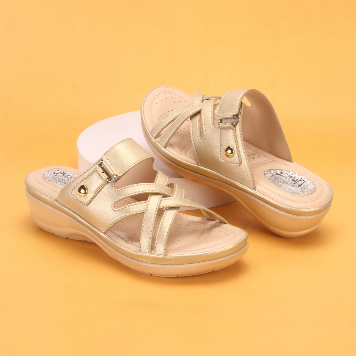 Women's "SUZI" Casual Everyday Wedge Slippers - Image 6