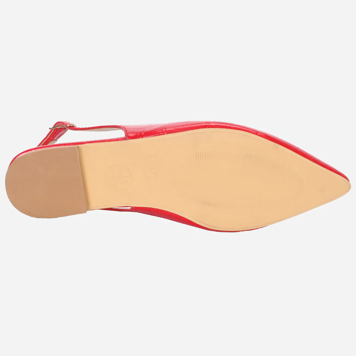 Women's "TAJEZWI" Patent Pointed Flat Shoes - Image 5
