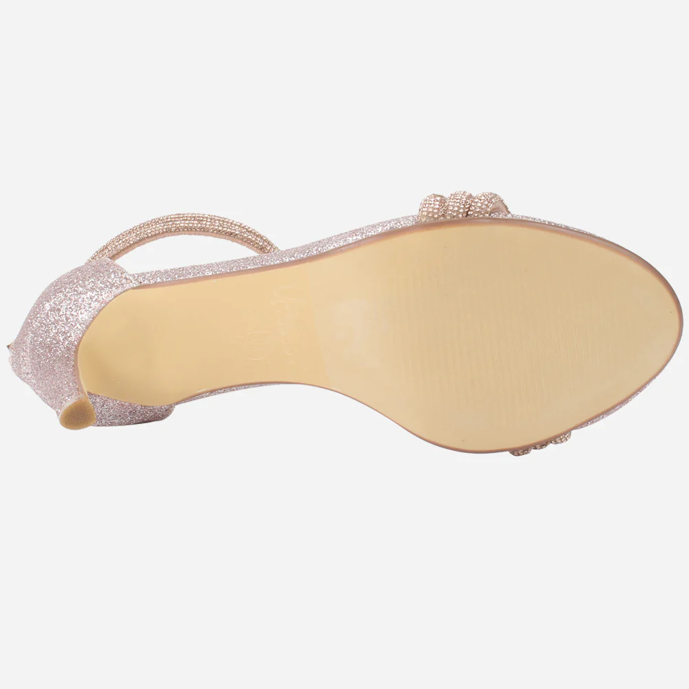 Women's "TITLY" Embellished Stiletto Evening Sandals - Image 5
