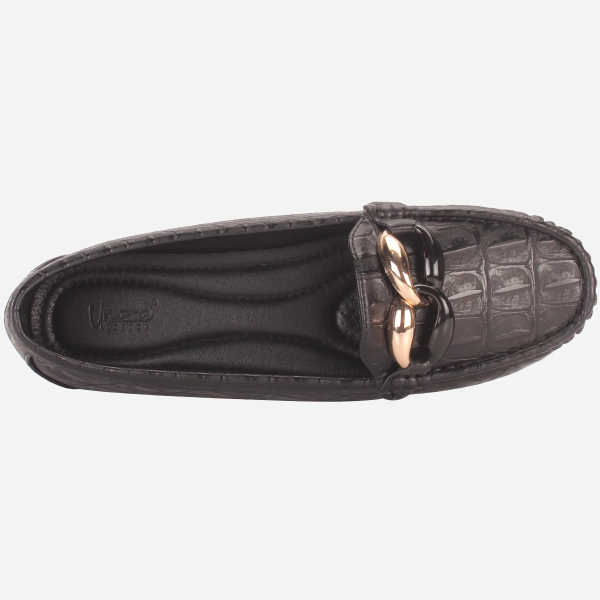 Womens "TRACEY" Flat Comfy Slide In Moccasins - Image 4