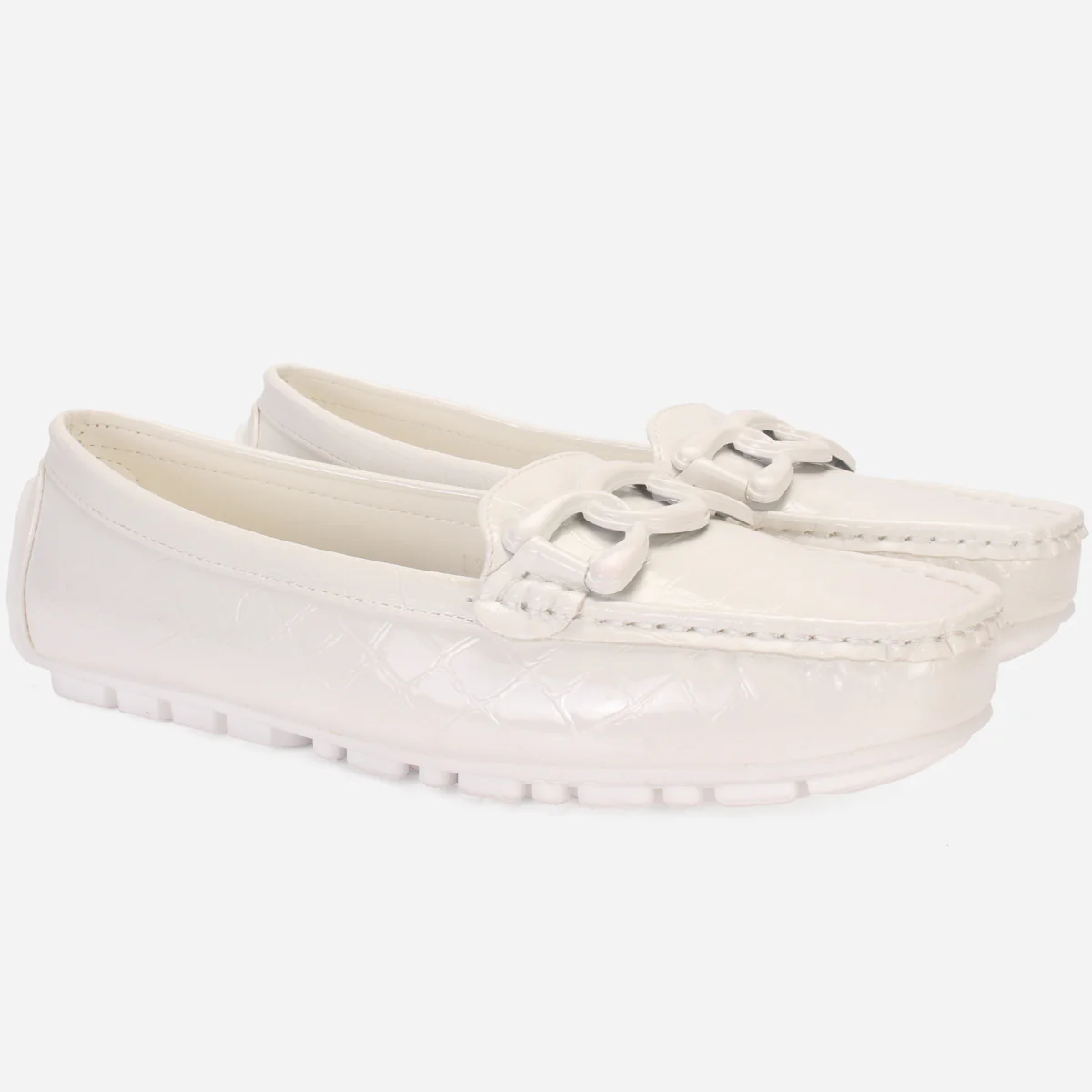 Women's "TULIP" Flat Comfy Slide In Moccasins - Image 2
