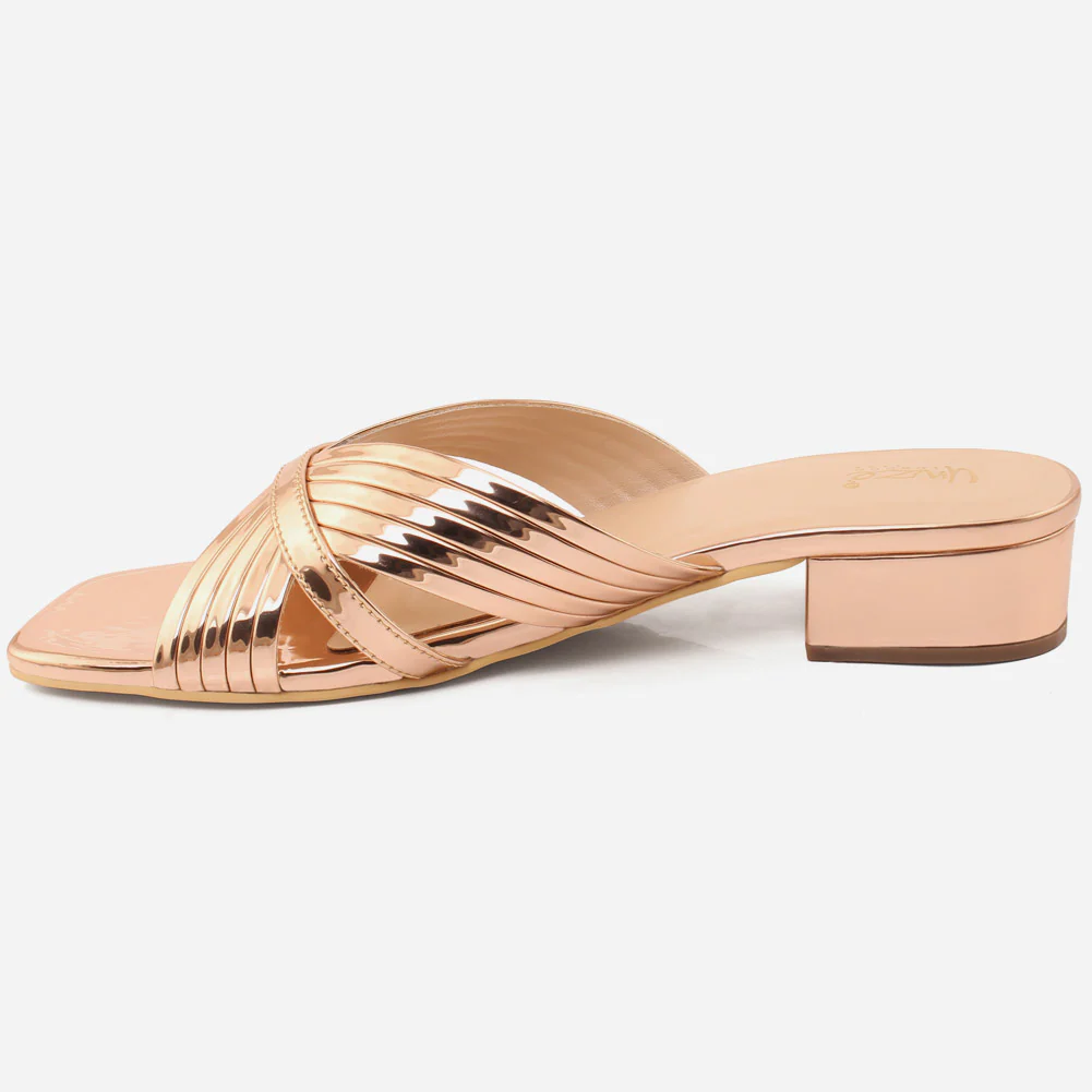 Womens "ZEEQ" Stripy Everyday Slip-ons Shoes - Image 3