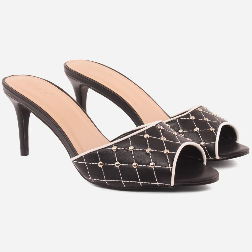 Womwn "DANNII" Pearl Slip On Sandals - Image 2