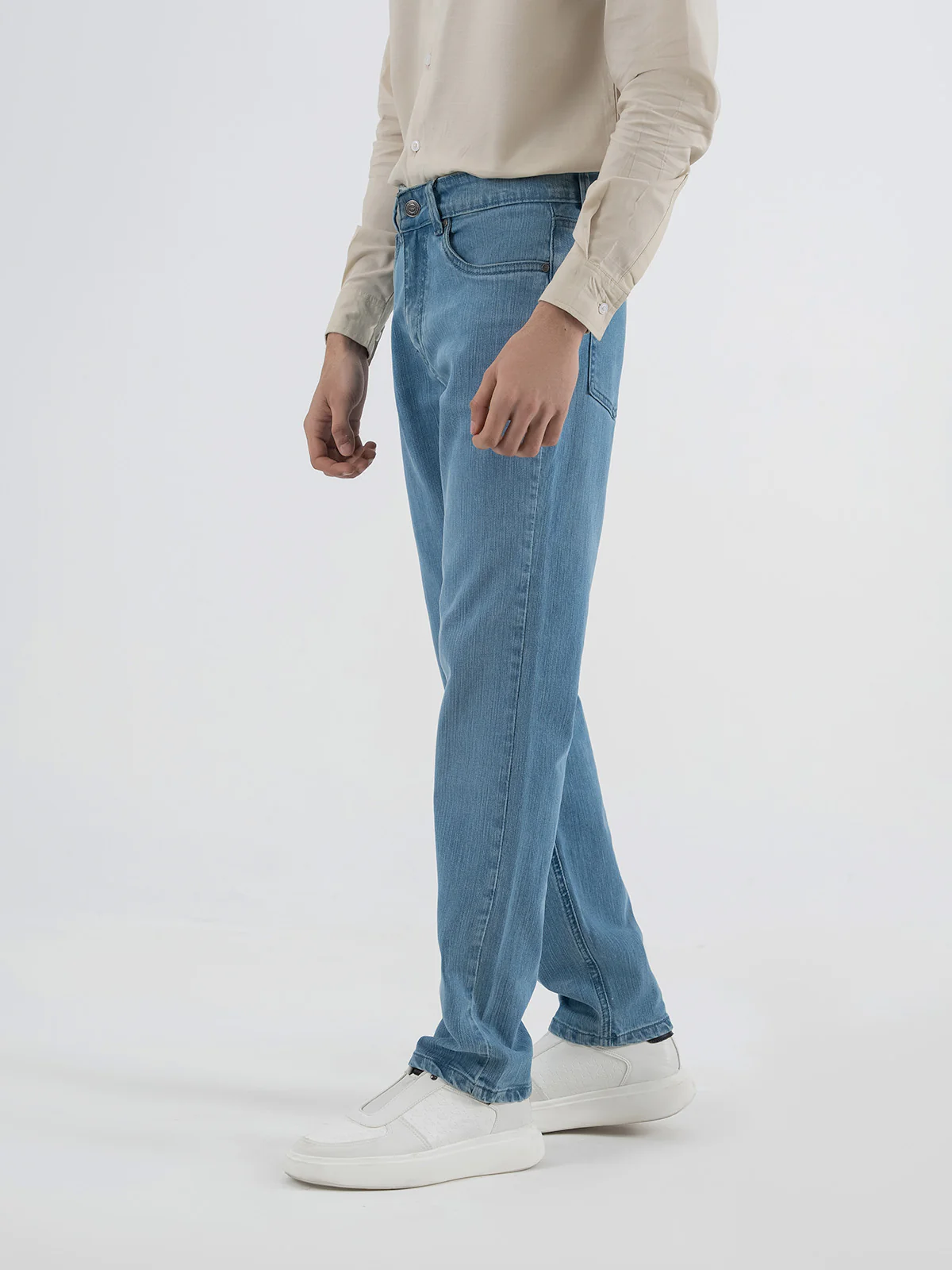 "ZINNIA" Straight Fit Denim Jeans - Image 4